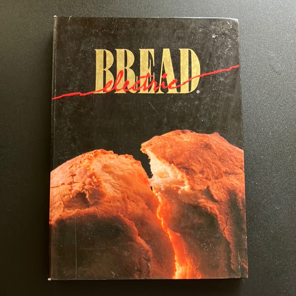 Electric Bread Machine Recipes Cookbook 1992 Spiral Bound Book Home Baking